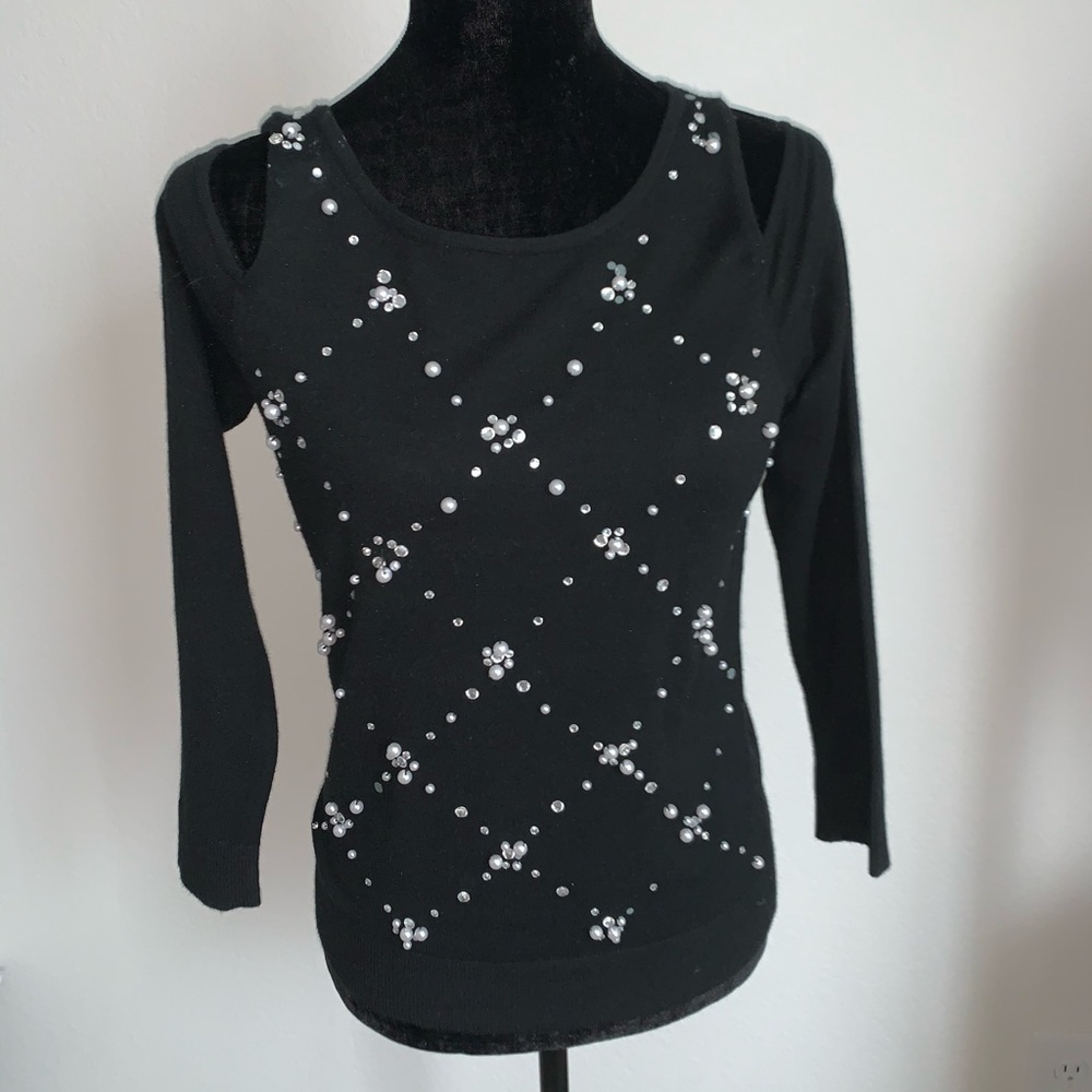 Black 7th Avenue New York &Company Sweater